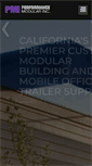 Mobile Screenshot of performancemodular.com